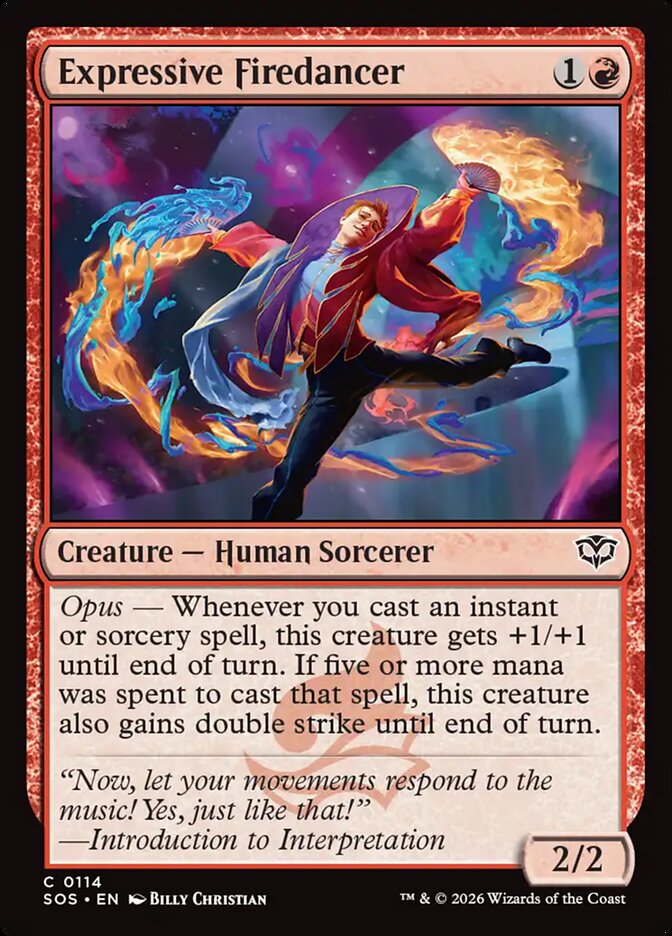 [EN] [Foil] Expressive Firedancer [SOS-114] C