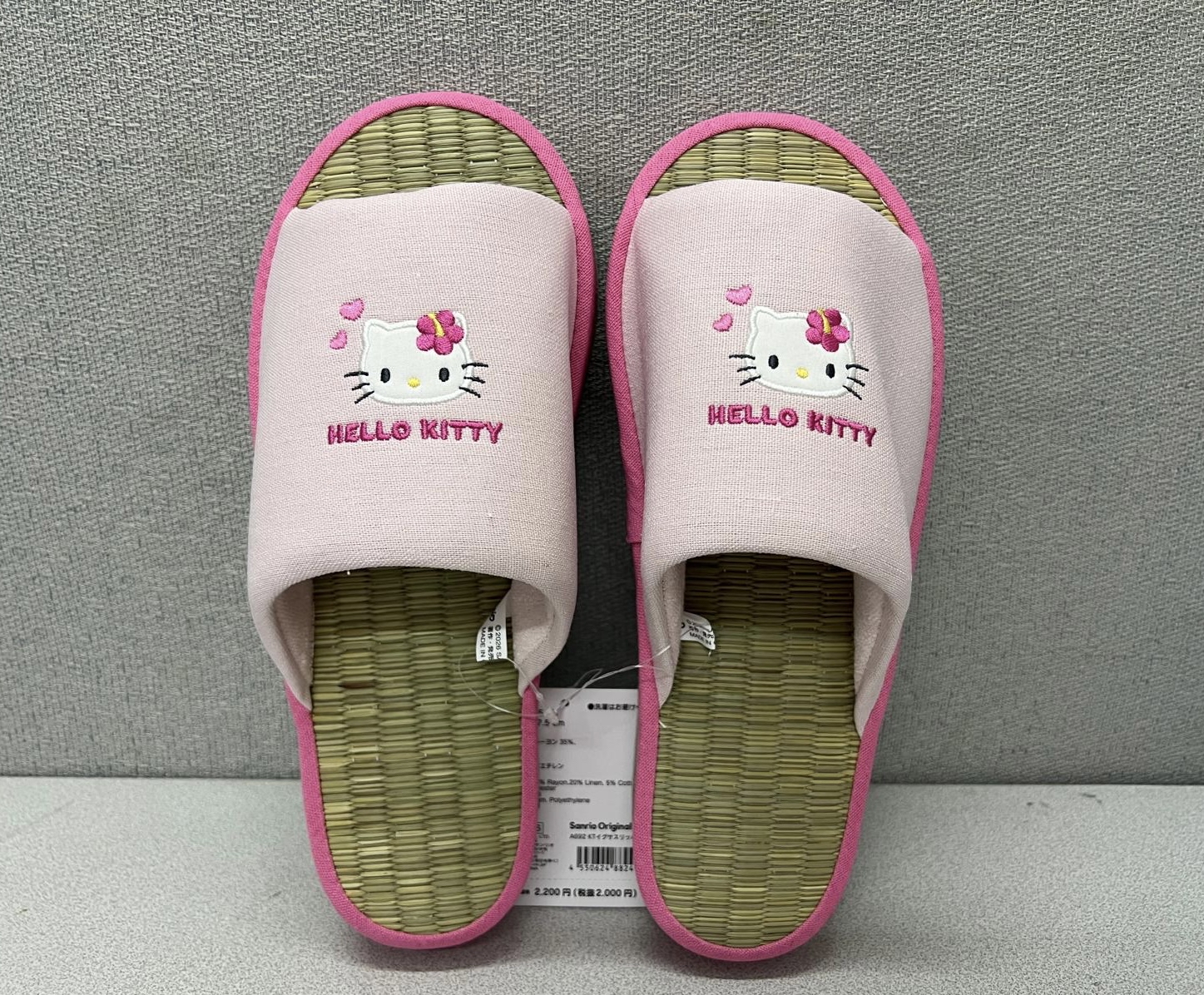 🎌日本直送🎌Sanrio 竹蓆底家居鞋 大人