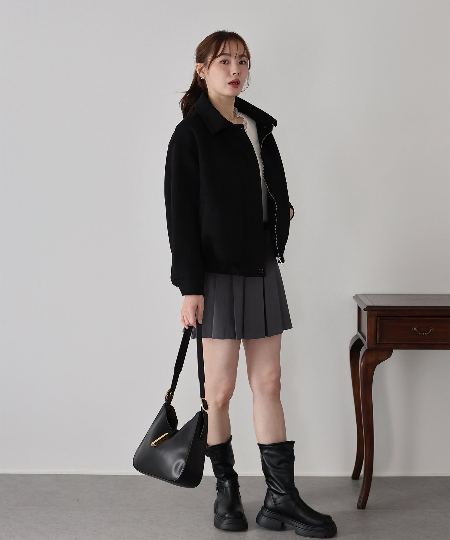 限量現貨<JP> 今季必備！復古麂皮質感外套* 2色入