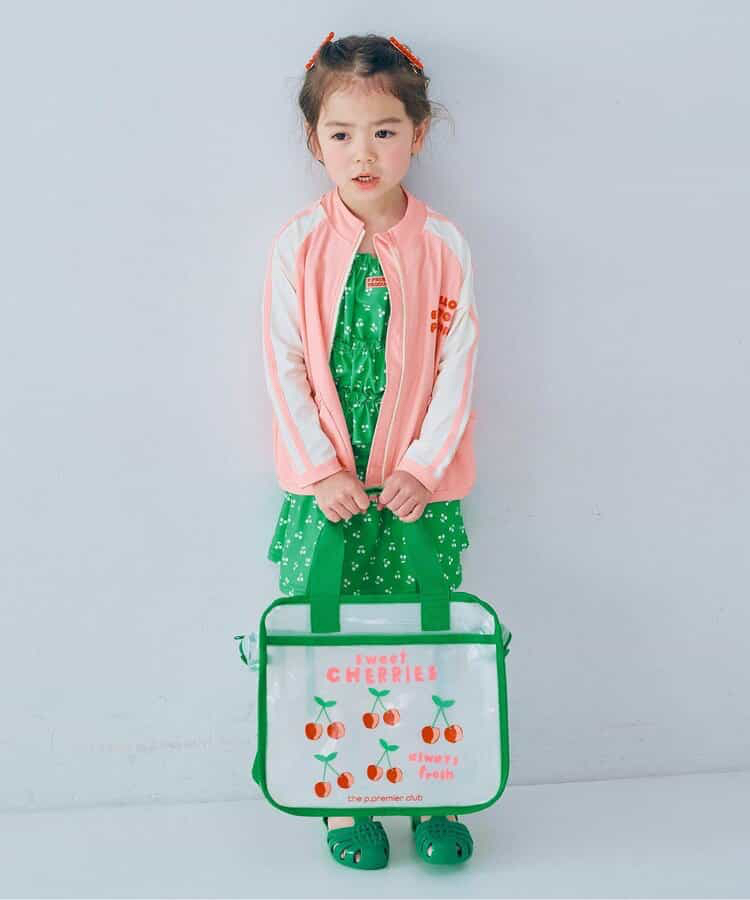 🇯🇵預訂 日本直送🇯🇵p.premier四色標籤圖案印花褶皺上衣和裙擺分體泳衣