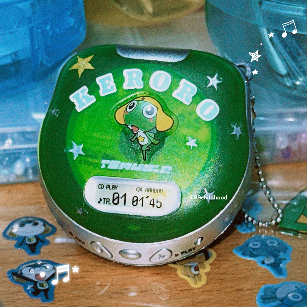 Keroro x CD player 錄音播放器扭蛋￼