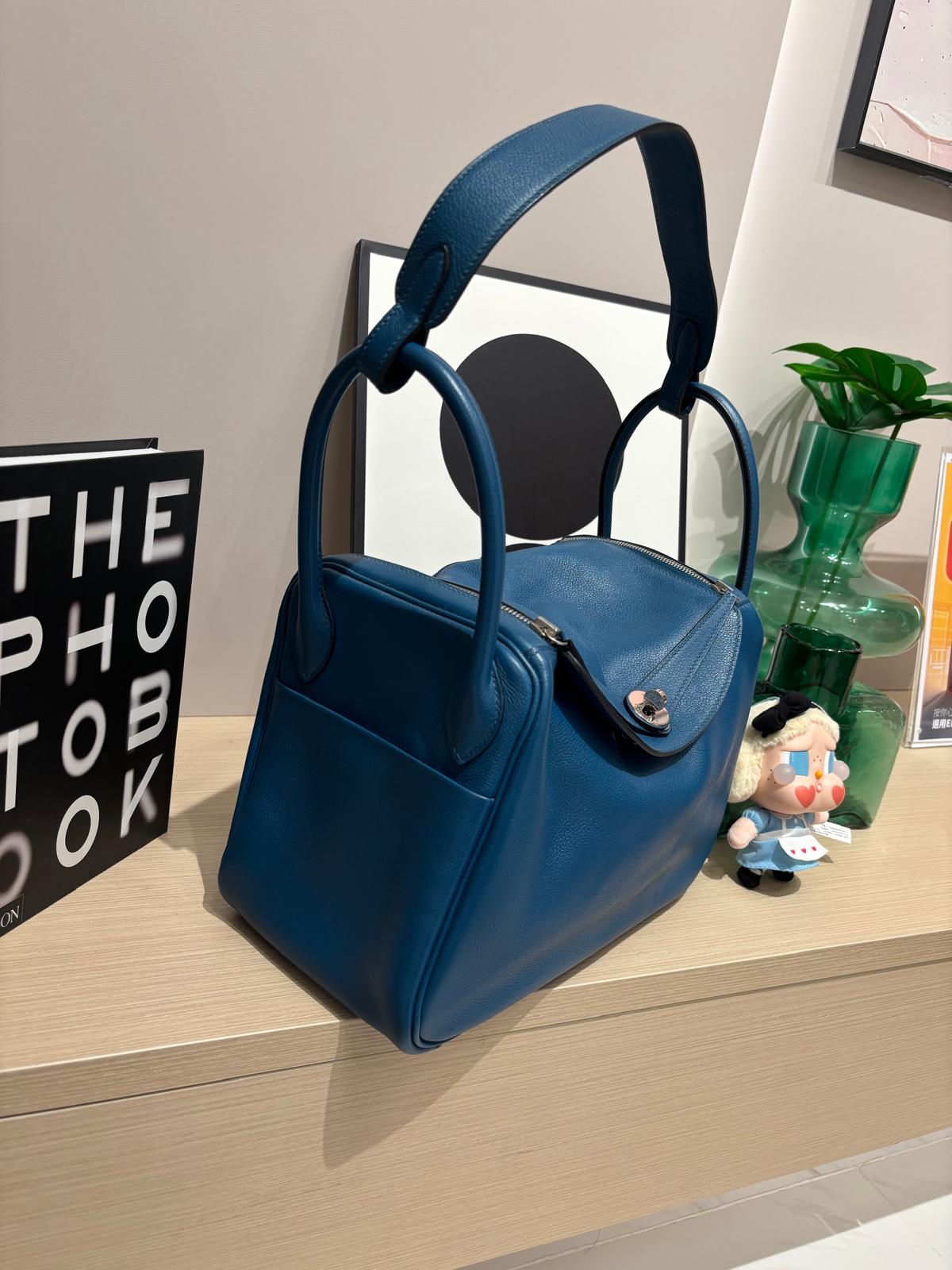 Hermes Lindy 30,evercolor 牛皮 100%Authentic ,95%new ✅塵袋✅盒