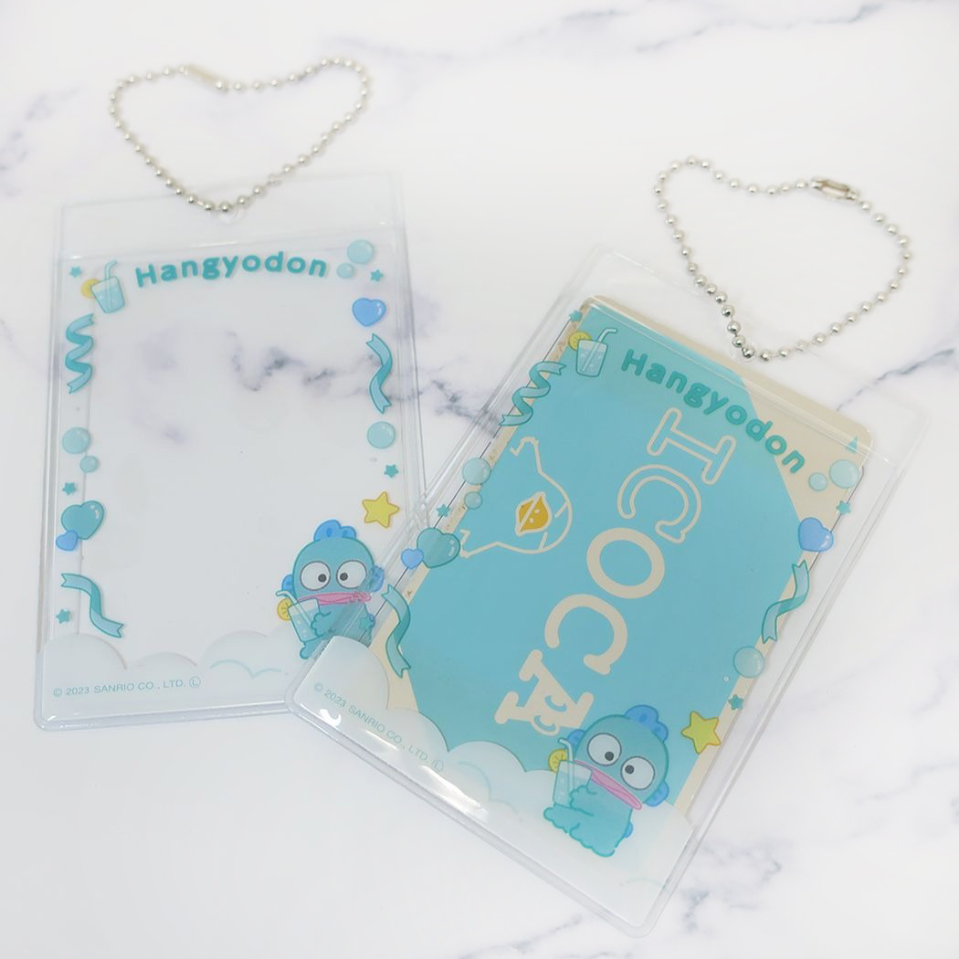 【一套兩個】現貨｜Sanrio Hangyodon 水怪 日版 透明卡套 八達通套 (303373)