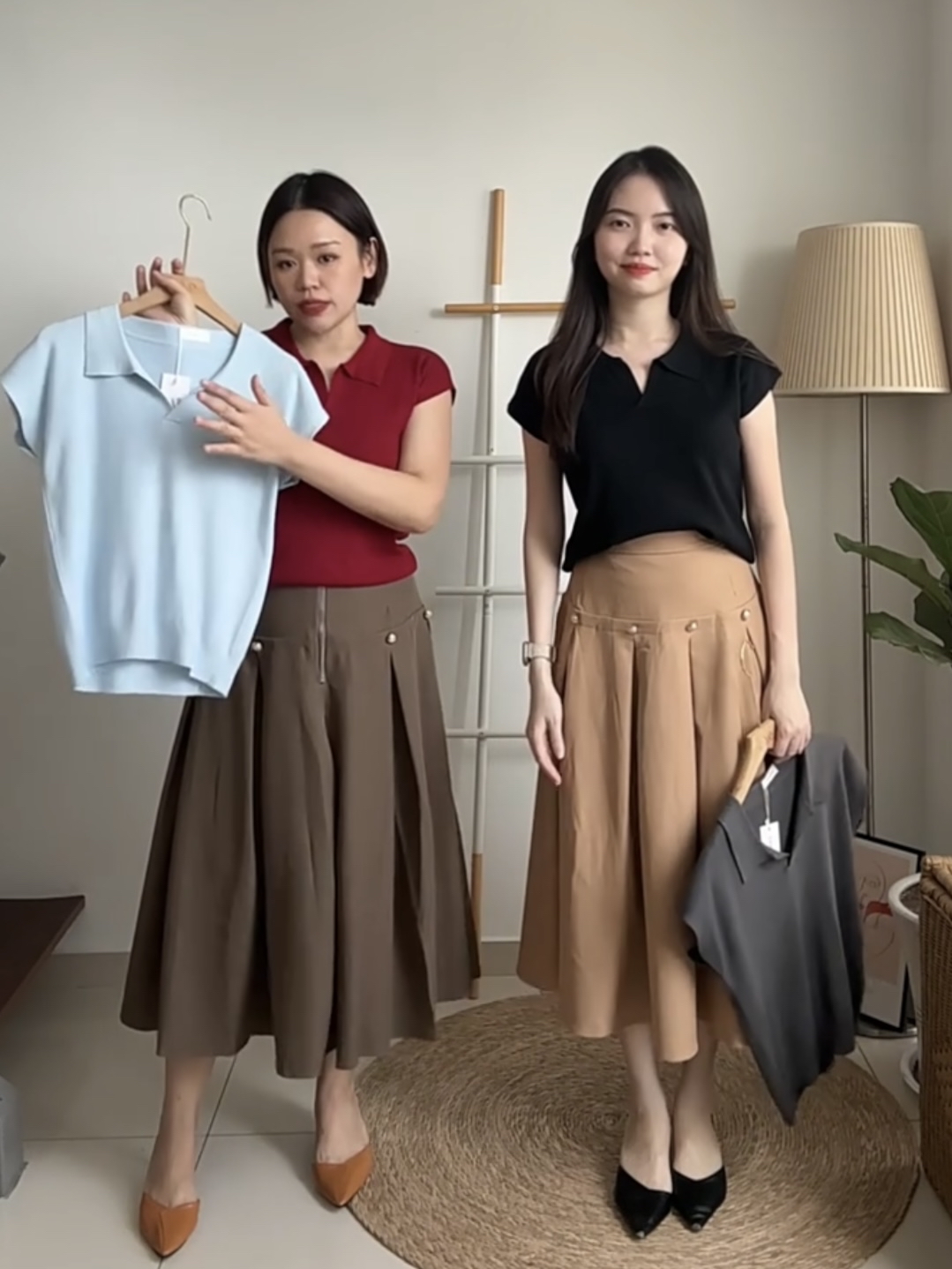 T4069 Knit Polo Tee - 4 Colors