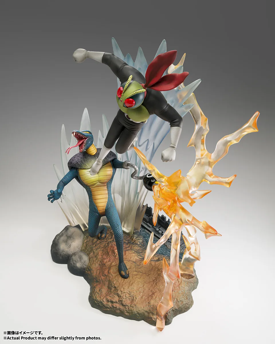 (預訂訂金 $400) (總價 $1016) Bandai Figuarts Zero 幪面超人 VS 眼鏡蛇男 (行版) Kamen Rider vs. Cobra Man