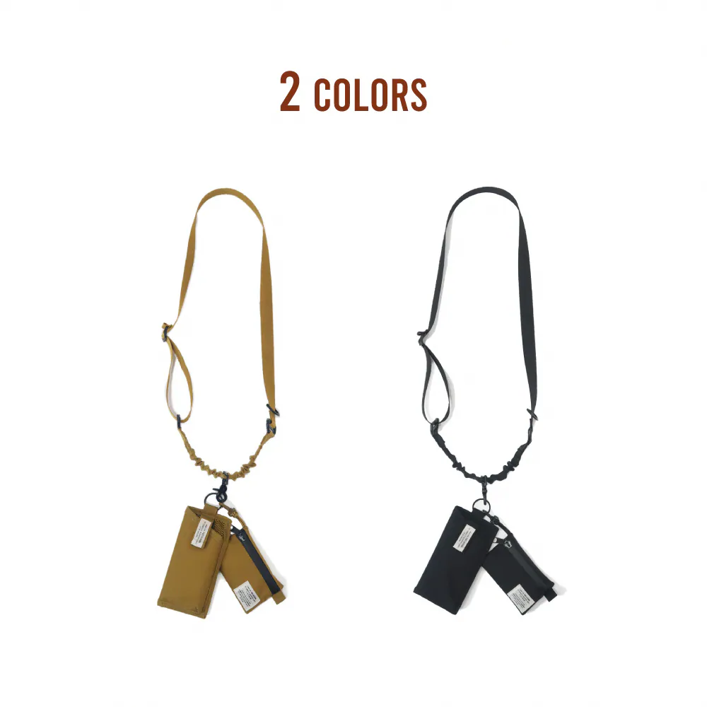 預訂日本直送 《Creer》POST GENERAL吊帶側背手機零錢包(2色) 