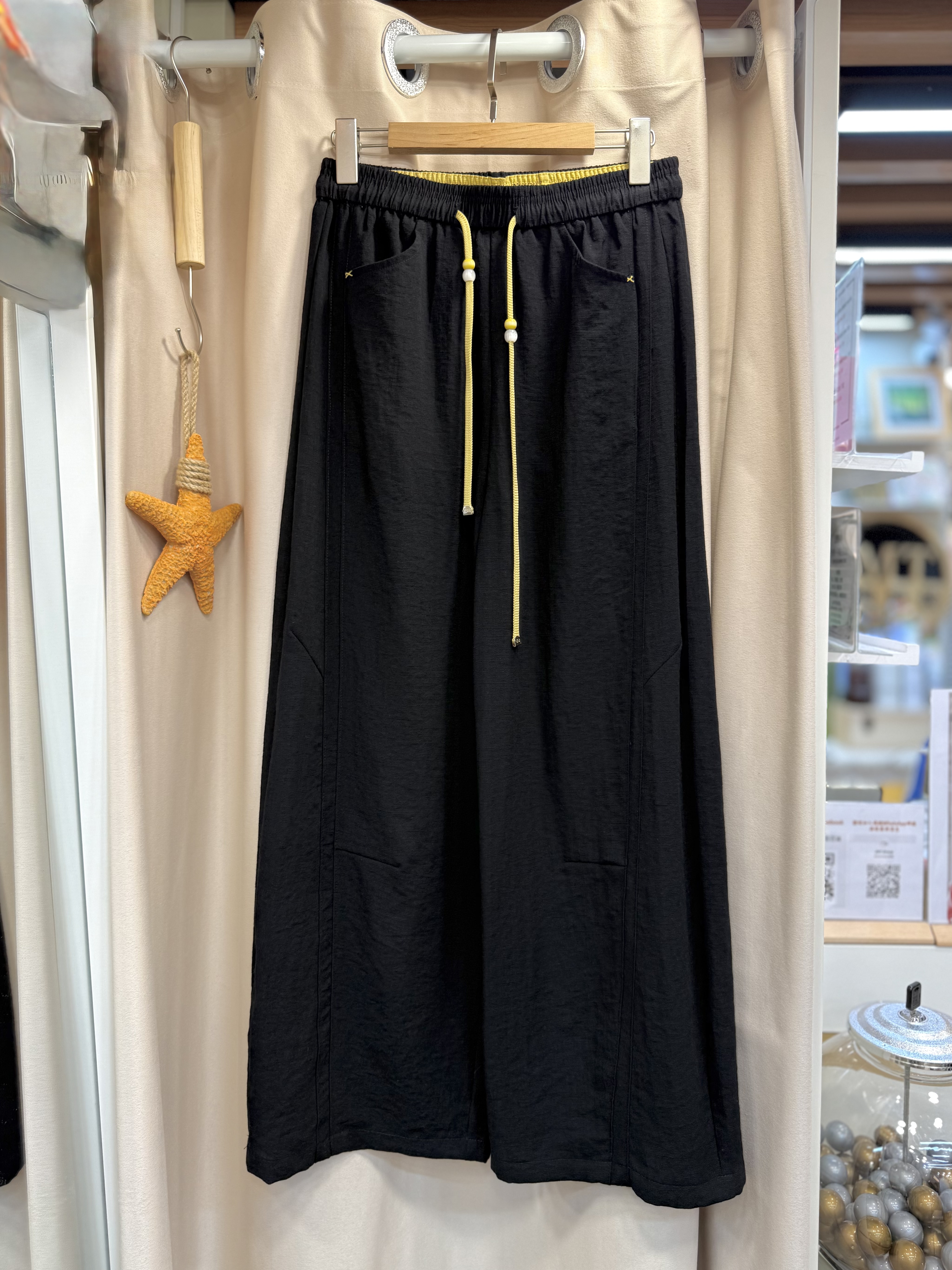 彈性棉麻長褲 M657 417152329 