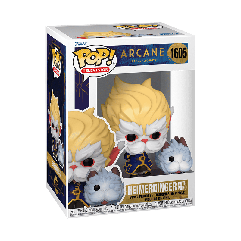 📦訂購 美國代購 Funko POP! LEAGUE OF LEGENDS Heimerdinger with Poro Figure 英雄聯盟 模型