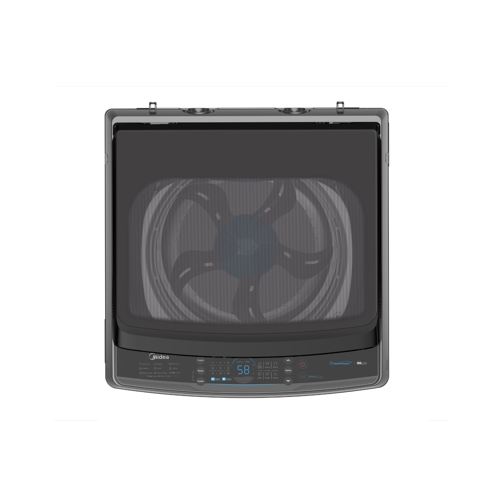 Midea 10.5kg 200 Series Top Load Inverter Fully Auto Washing Machine (MA200W105)