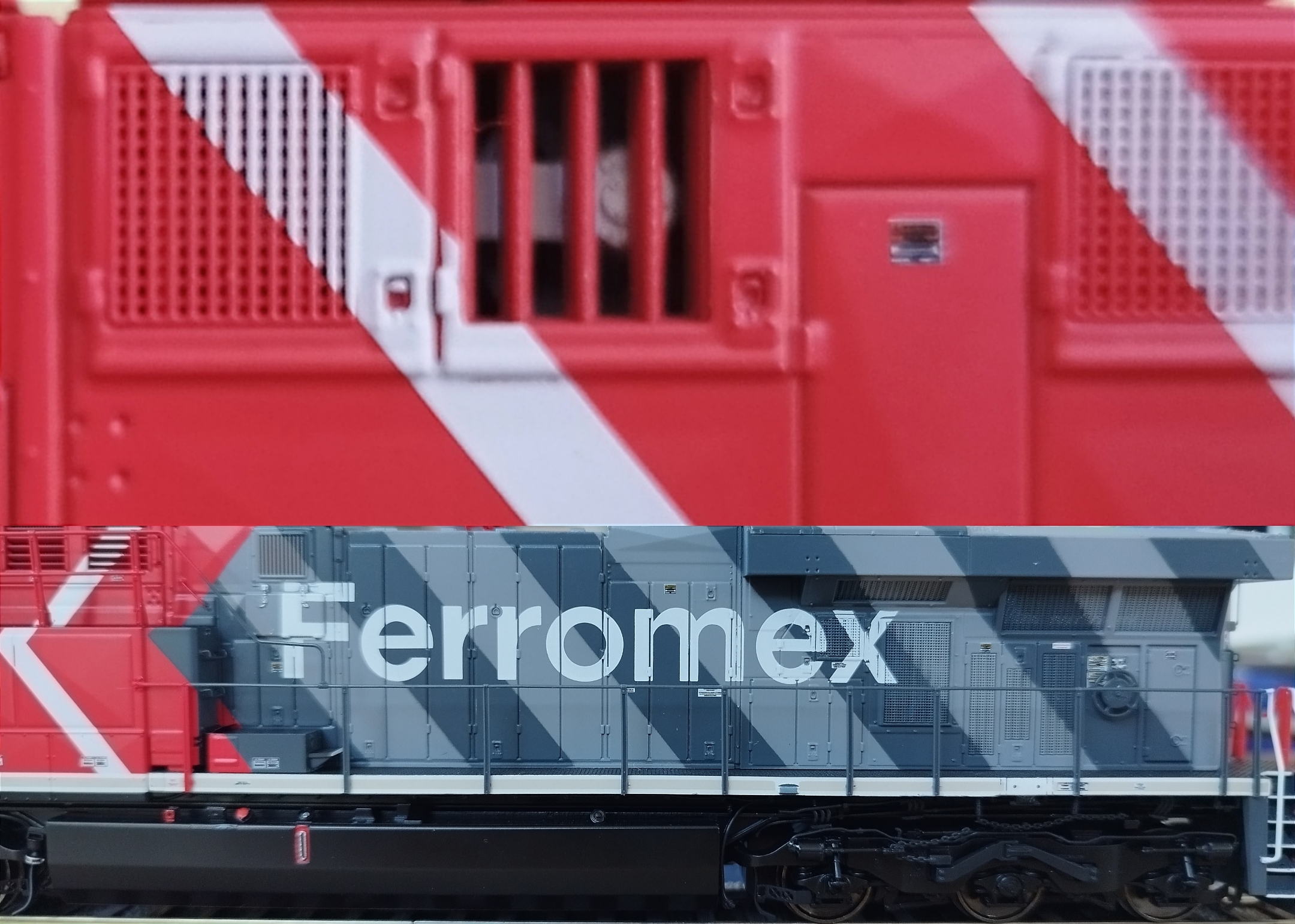 GE ES44AC, Ferromex/Zebra Scaletrains DCC Sound HO 1:87