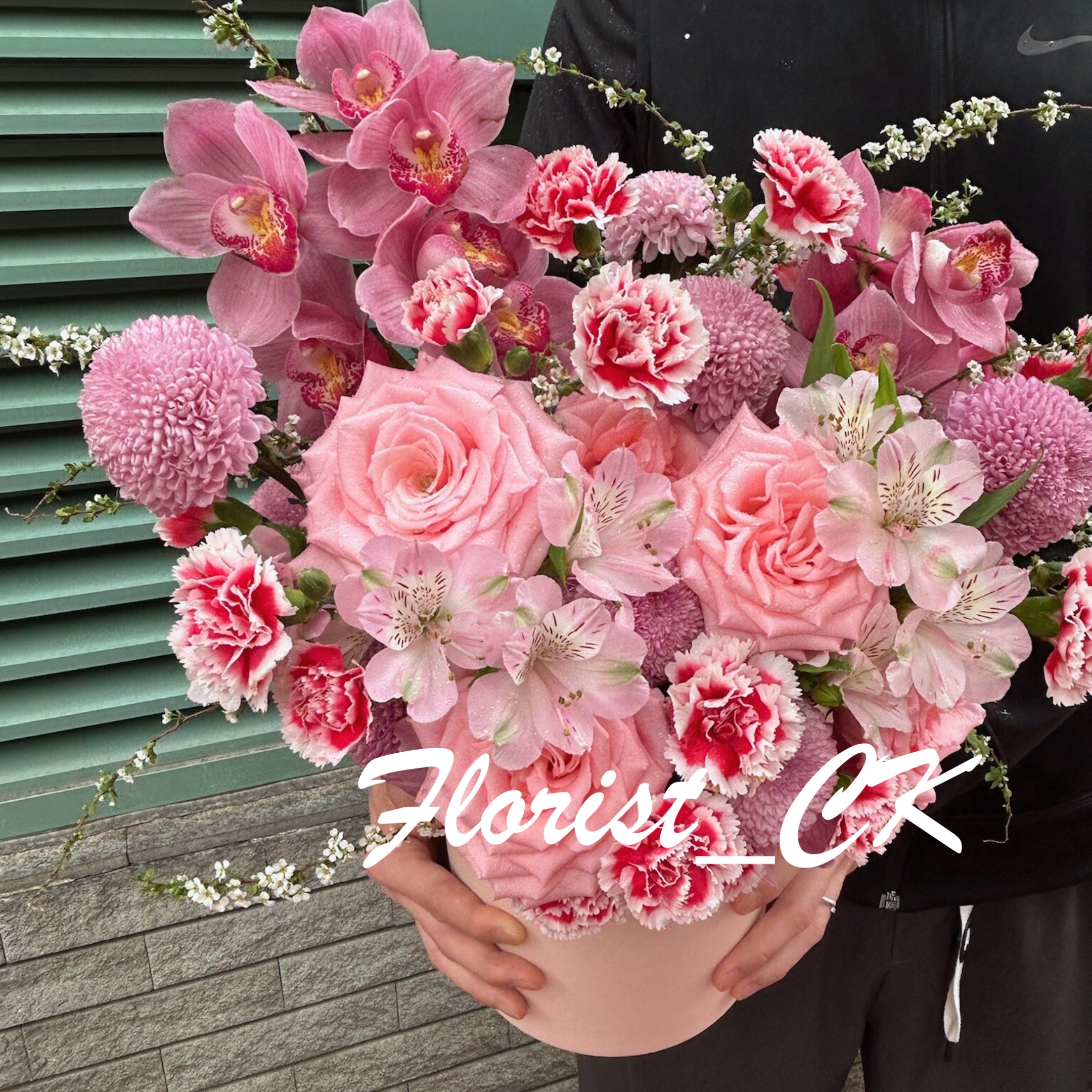 【2026 新年花禮】花開富貴 Blush of Prosperity｜賀年鮮花花盒 (預訂款)｜新年送禮｜新年擺設｜鮮花擺設