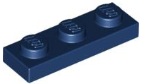 LEGO Plate 1 x 3 3623