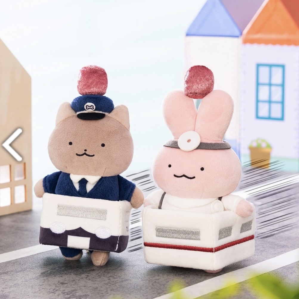 白虎與黑虎蝦 公仔匙扣｜預訂