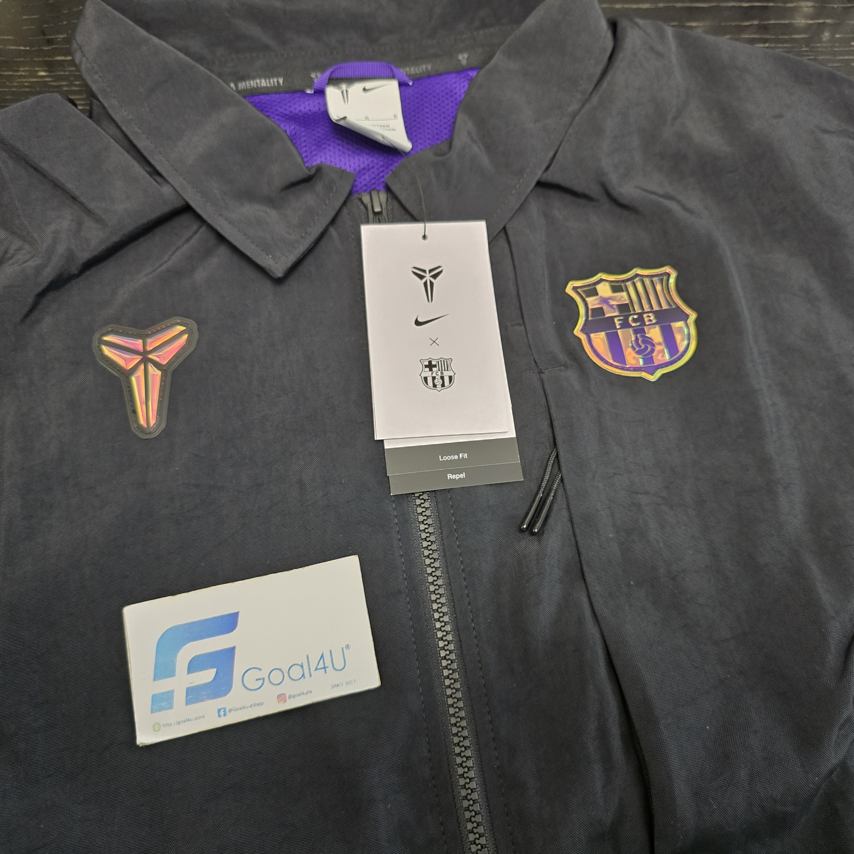 Nike Barcelona 巴塞羅拿 2026-27 聯乘 Kobe 傳奇防風外套 IO3428