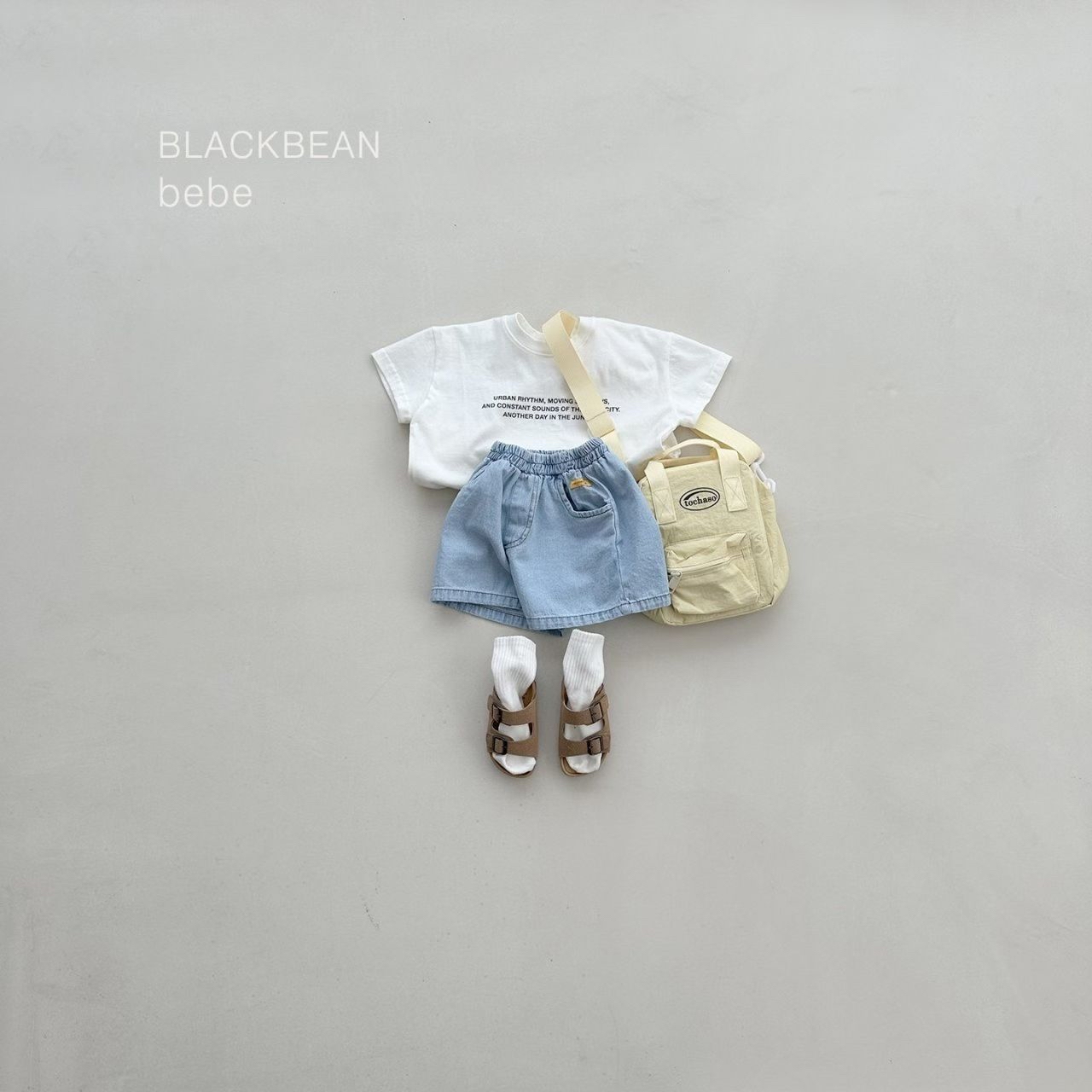 🇰🇷Blackbean&bebe tee親子