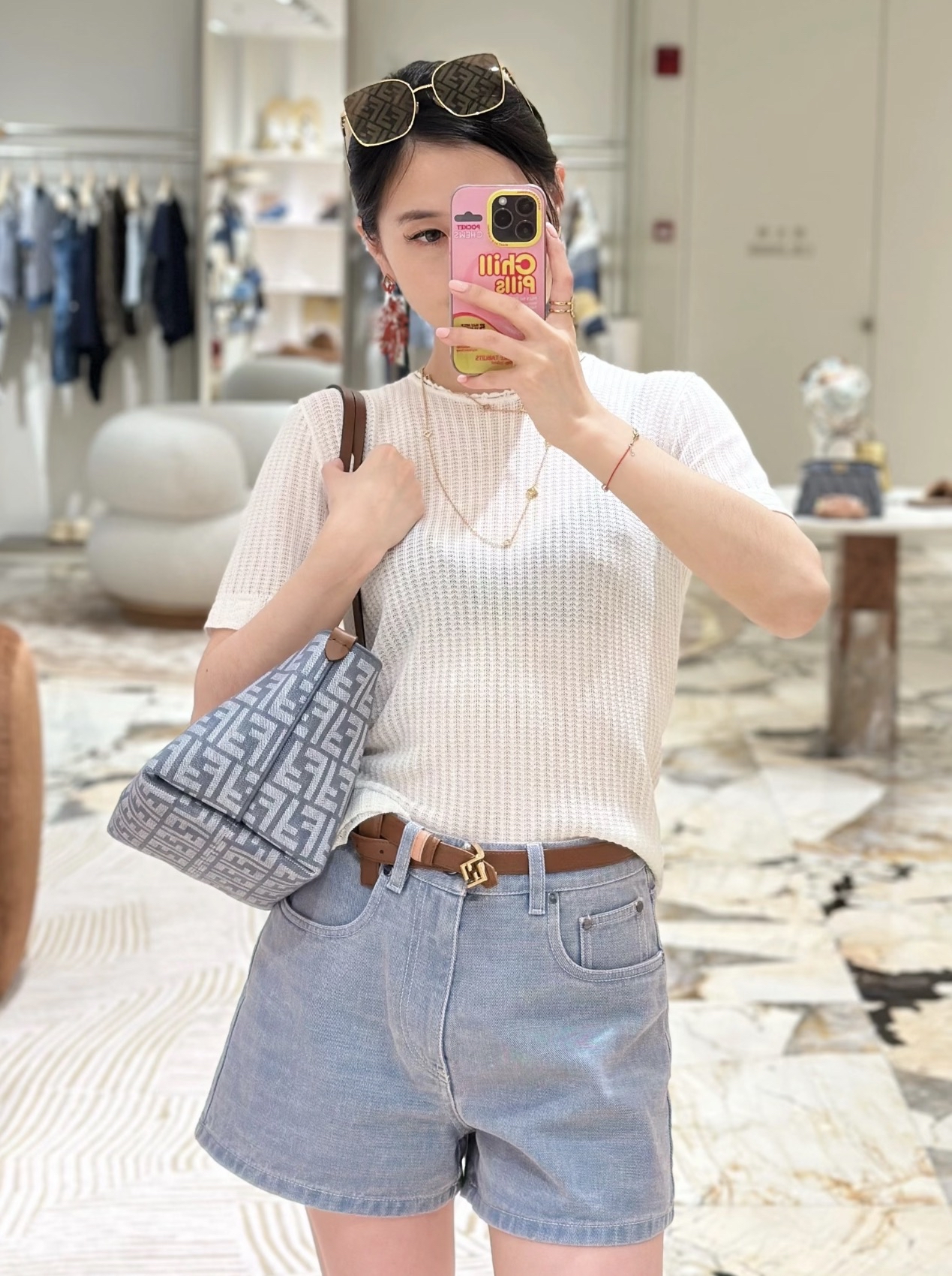 訂貨📮 Fendi Small Roll Tote Bag Size 23x15x19.5cm