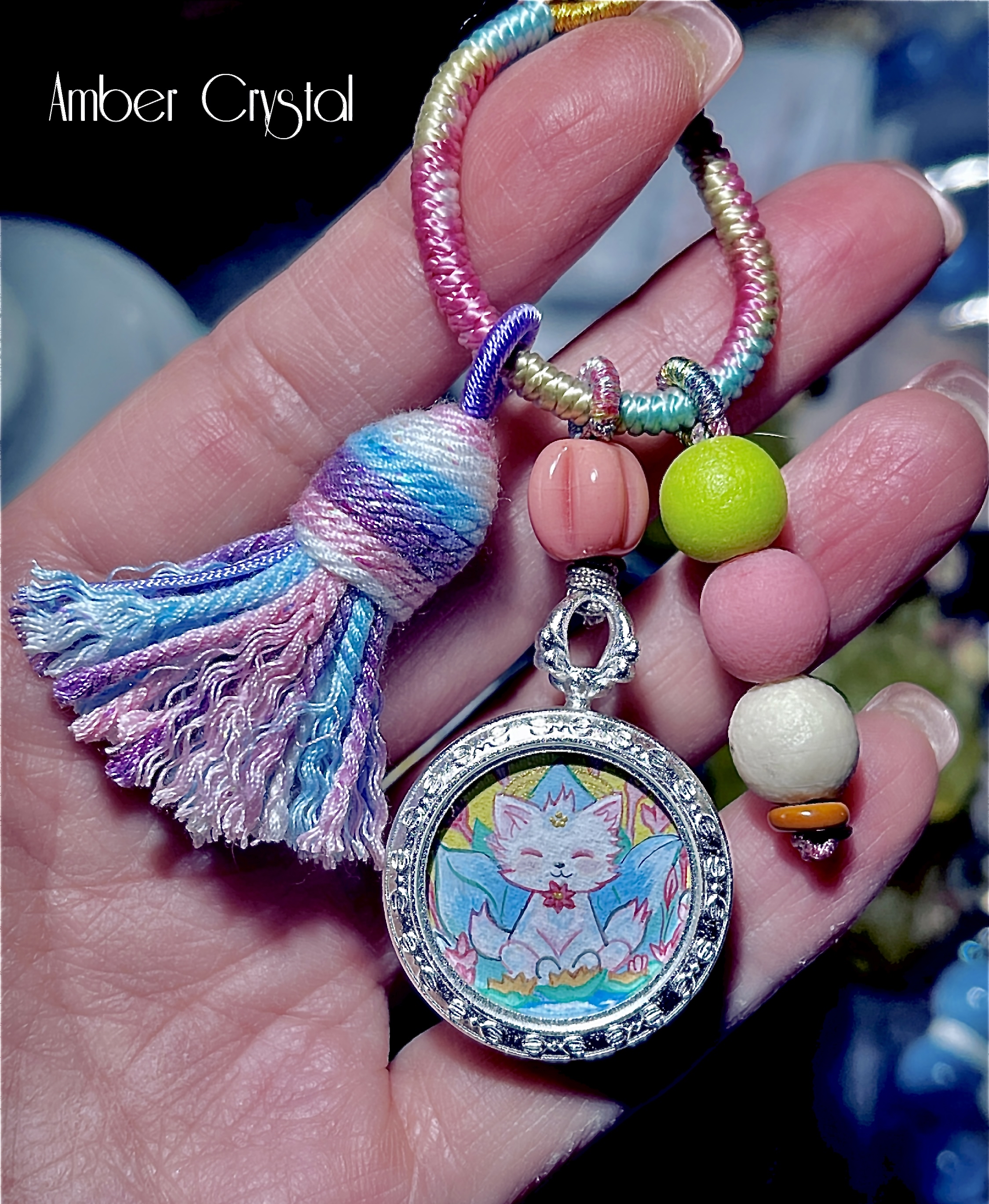 西藏九尾狸唐卡