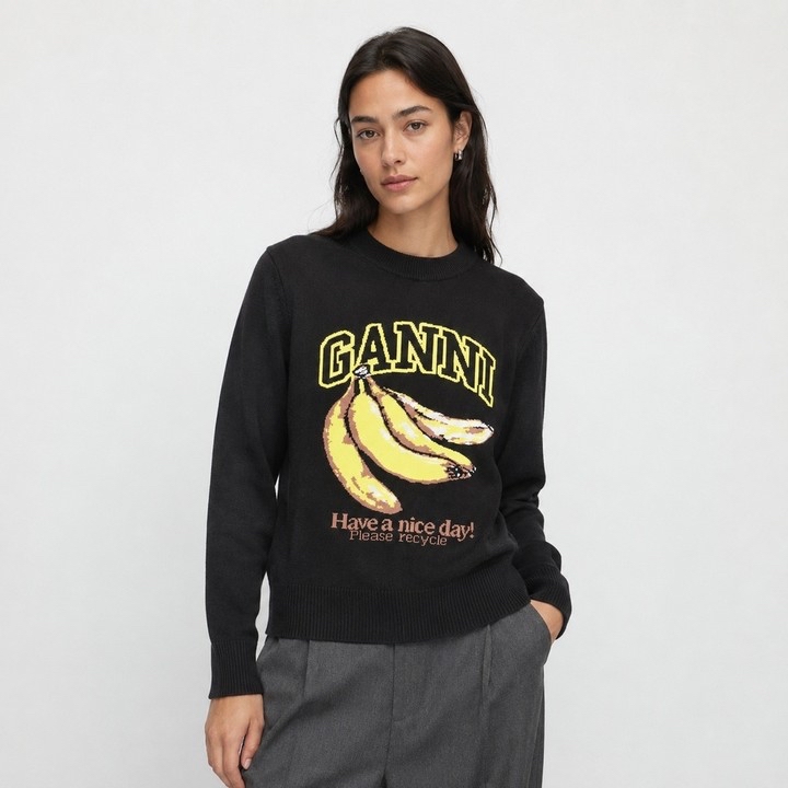 限時優惠 ❤️✨新款🆕訂貨🍒GANNI 長袖冷衫 🍌 Size XS S M L 