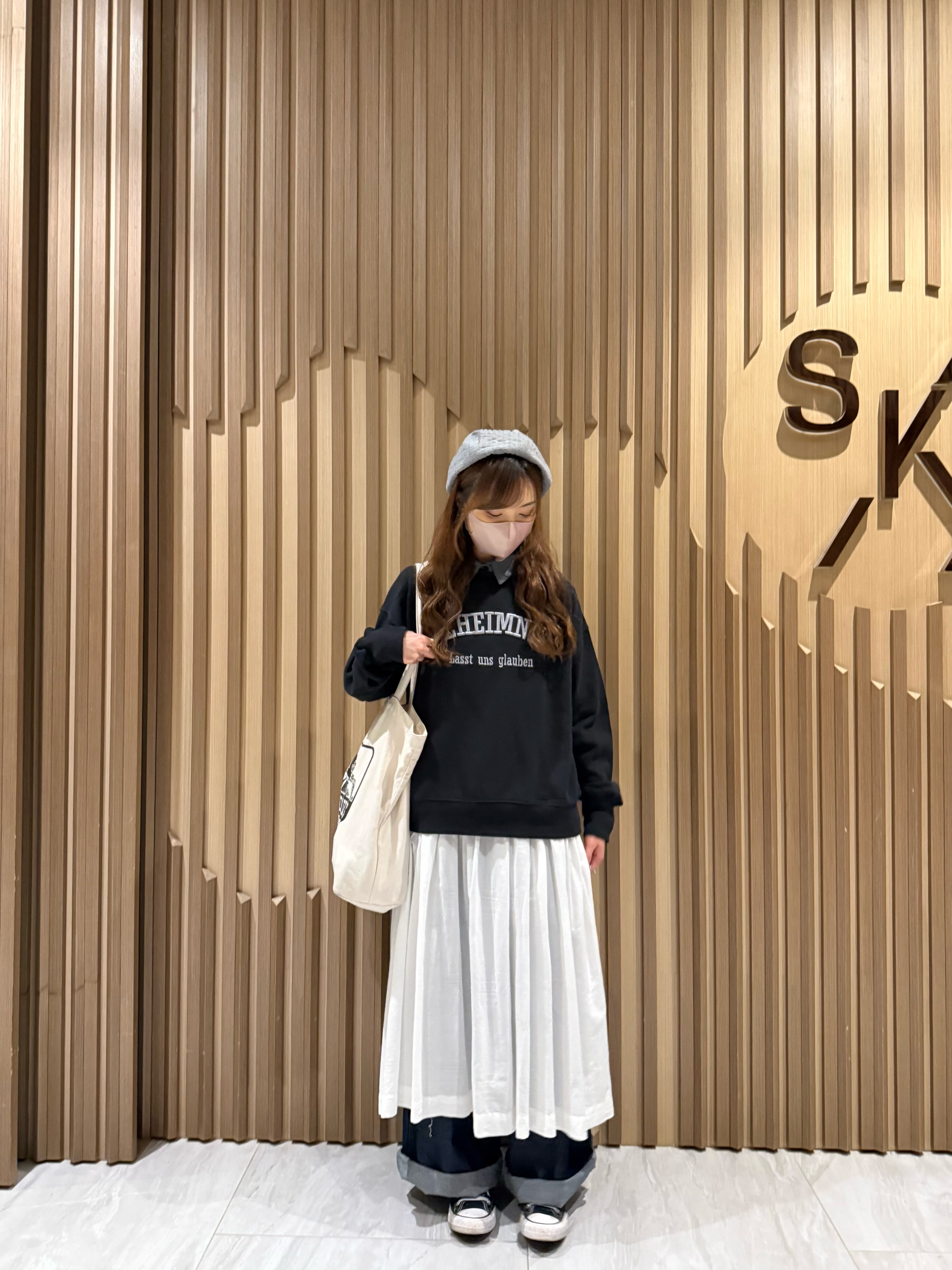 可拆領假兩件衛衣（灰黑色）