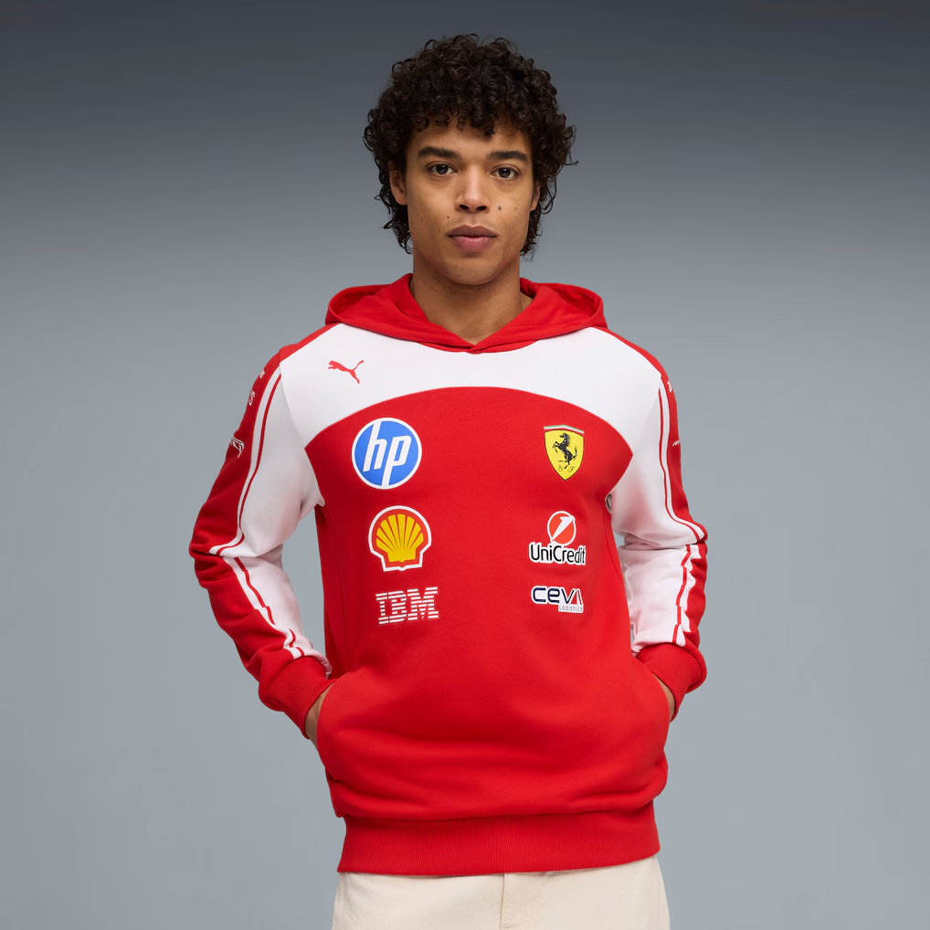 🏎️ 賽道應援首選！F1 Scuderia Ferrari 法拉利車隊 2026 官方Team Hoodie 車隊連帽衛衣 701238719