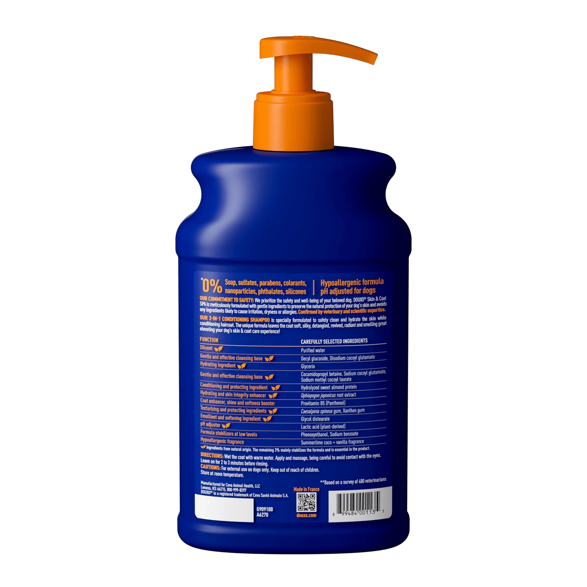 DOUXO SPA 2-in-1 Conditioning Shampoo 2合1溫和護理洗毛液