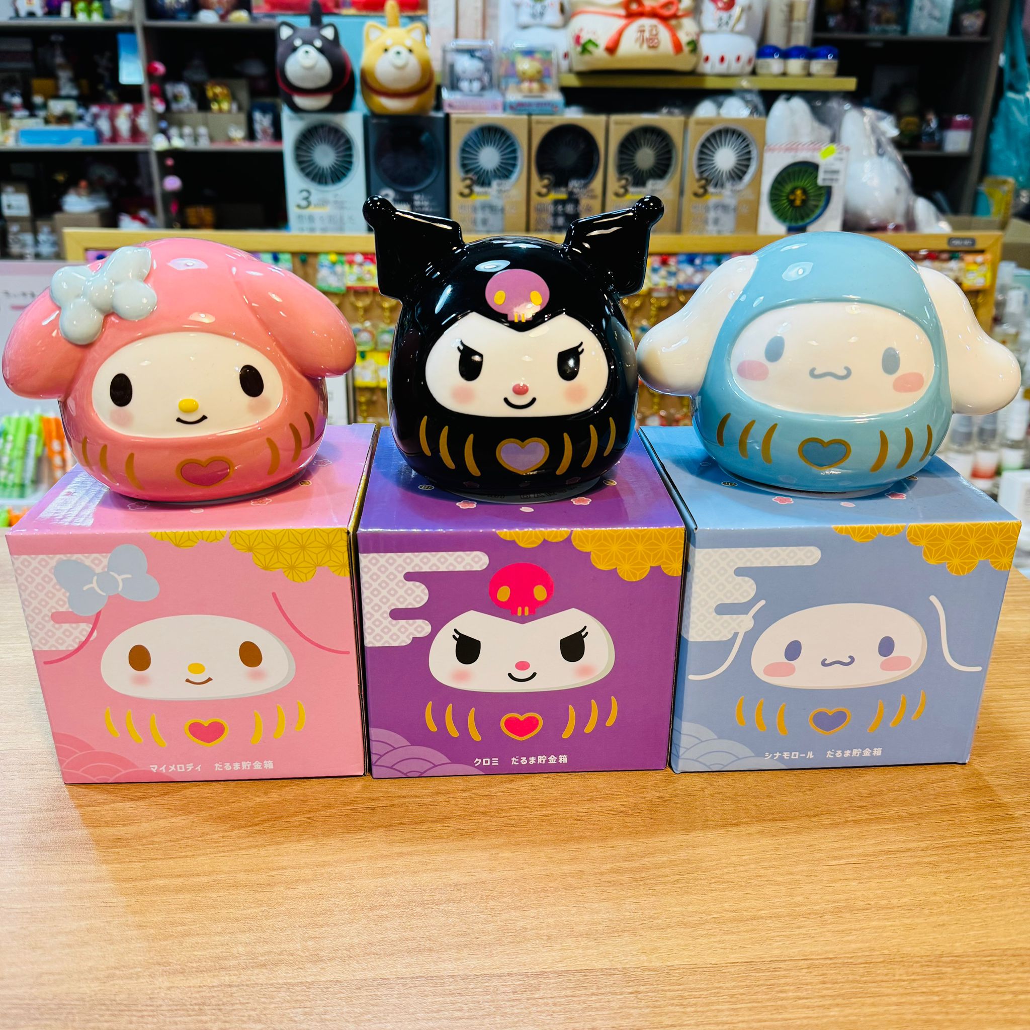 Sanrio 陶瓷達摩錢罌