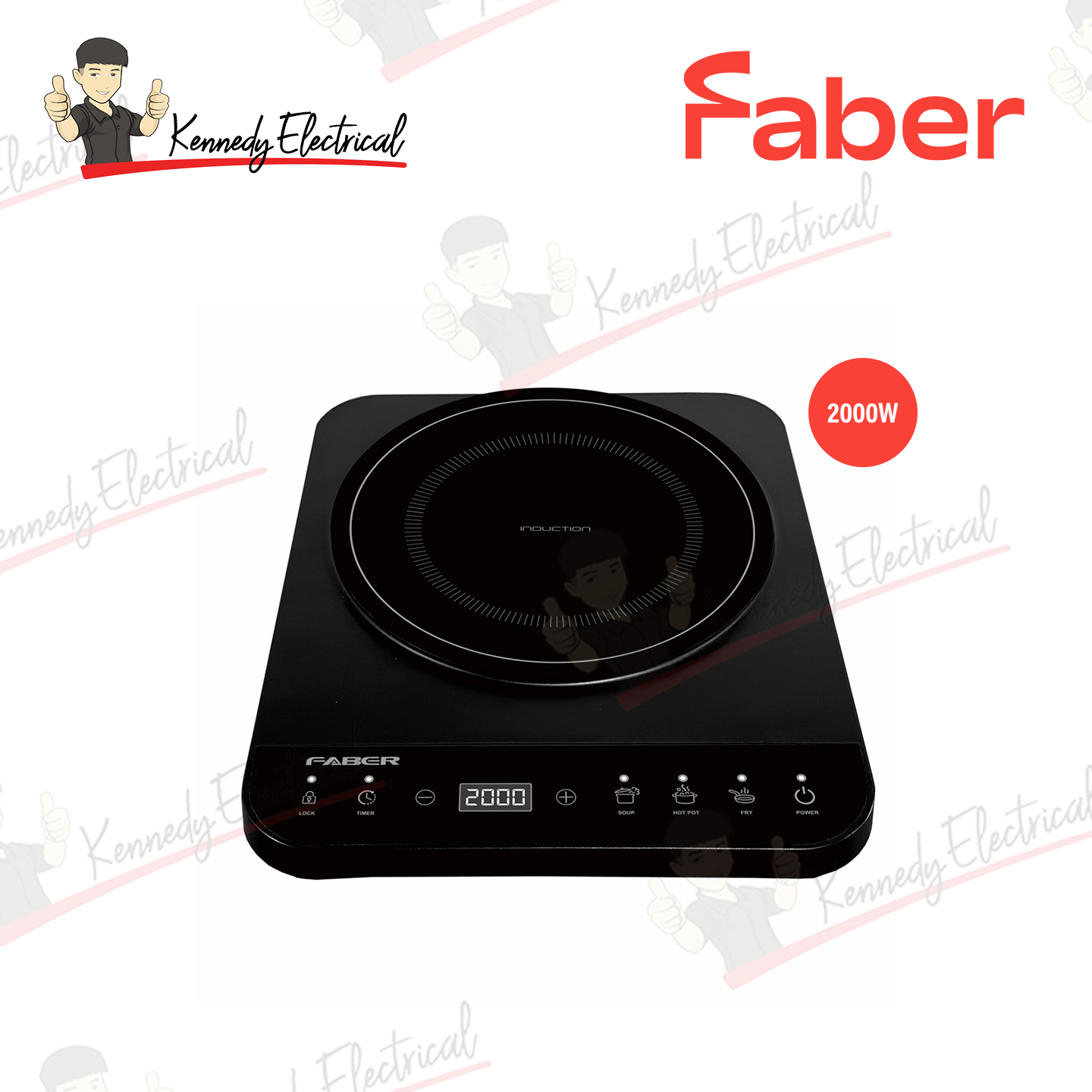 Faber 2000W Induction Cooker FIC S2012