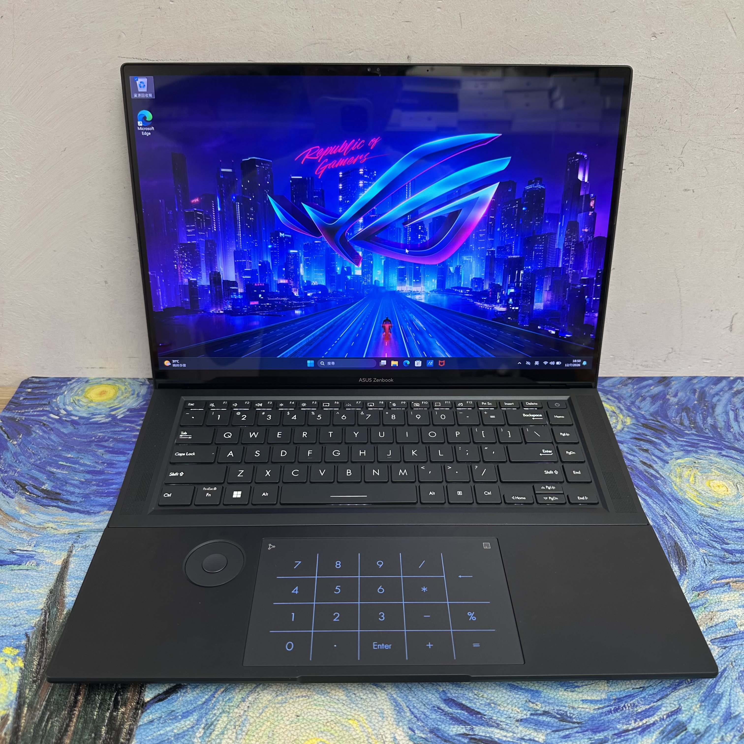#6025 Asus Zenbook Pro 16X 3.2K 120Hz OLED Touch Mon Intel i9-13905H /32GB Ram/2TB SSD/ RTX 4080 /Dolby Atmos喇叭/ Gaming Laptop / Notebook / 黑色/ Win11/ YouTube / Netflix / Disney+/