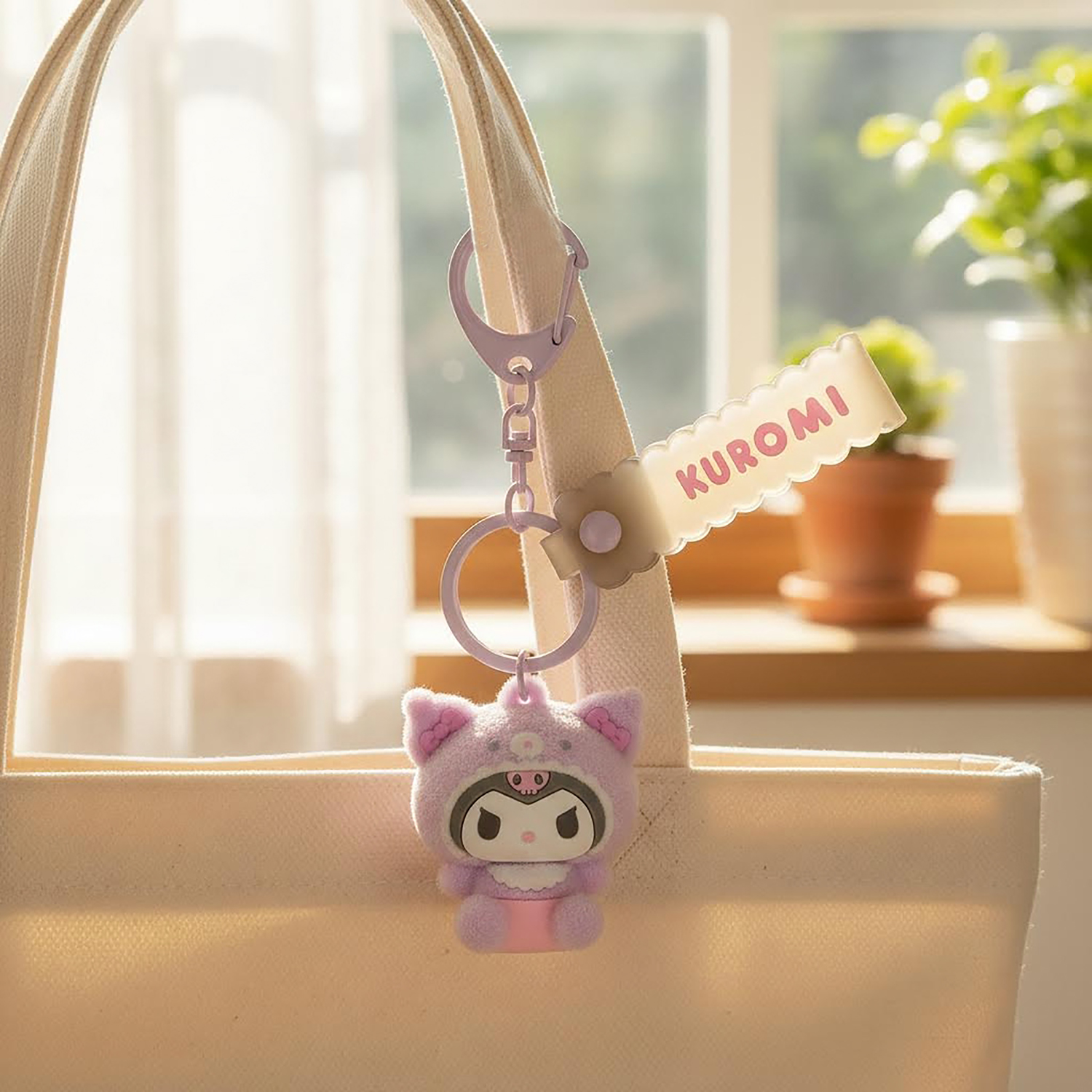 Sanrio - 立體公仔掛飾 (Kuromi小熊款)