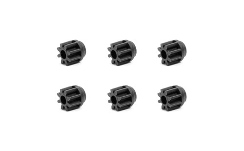CARBON REINFORCED 8T PINION GEAR (6PCS.)