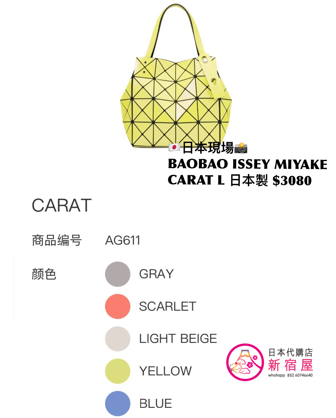 BAOBAO ISSEY MIYAKE CARAT L