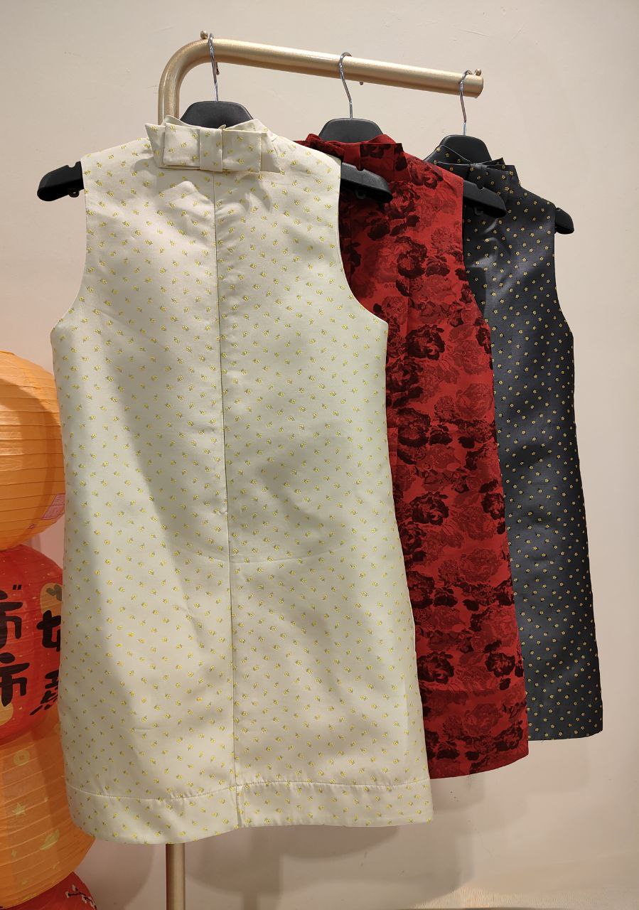 肩膀蝴蝶结🎀连身裙 2140