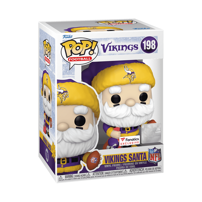 📦訂購 美國代購 Funko POP! NFL Vikings Santa Figure 明尼蘇達維京人 模型