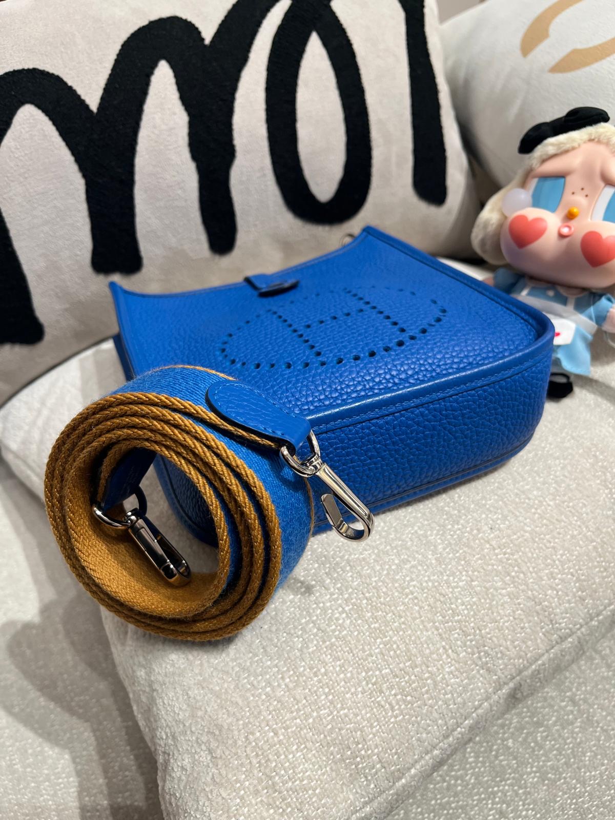 Hermes Mini Evelyne ,Stamp C 100%Authentic , 98%new  ✅strap ✅塵袋  