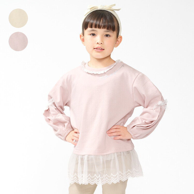<日本限時減價⏰新品訂購>WILL MERY蕾絲緞帶線圈料衛衣(N66694)
