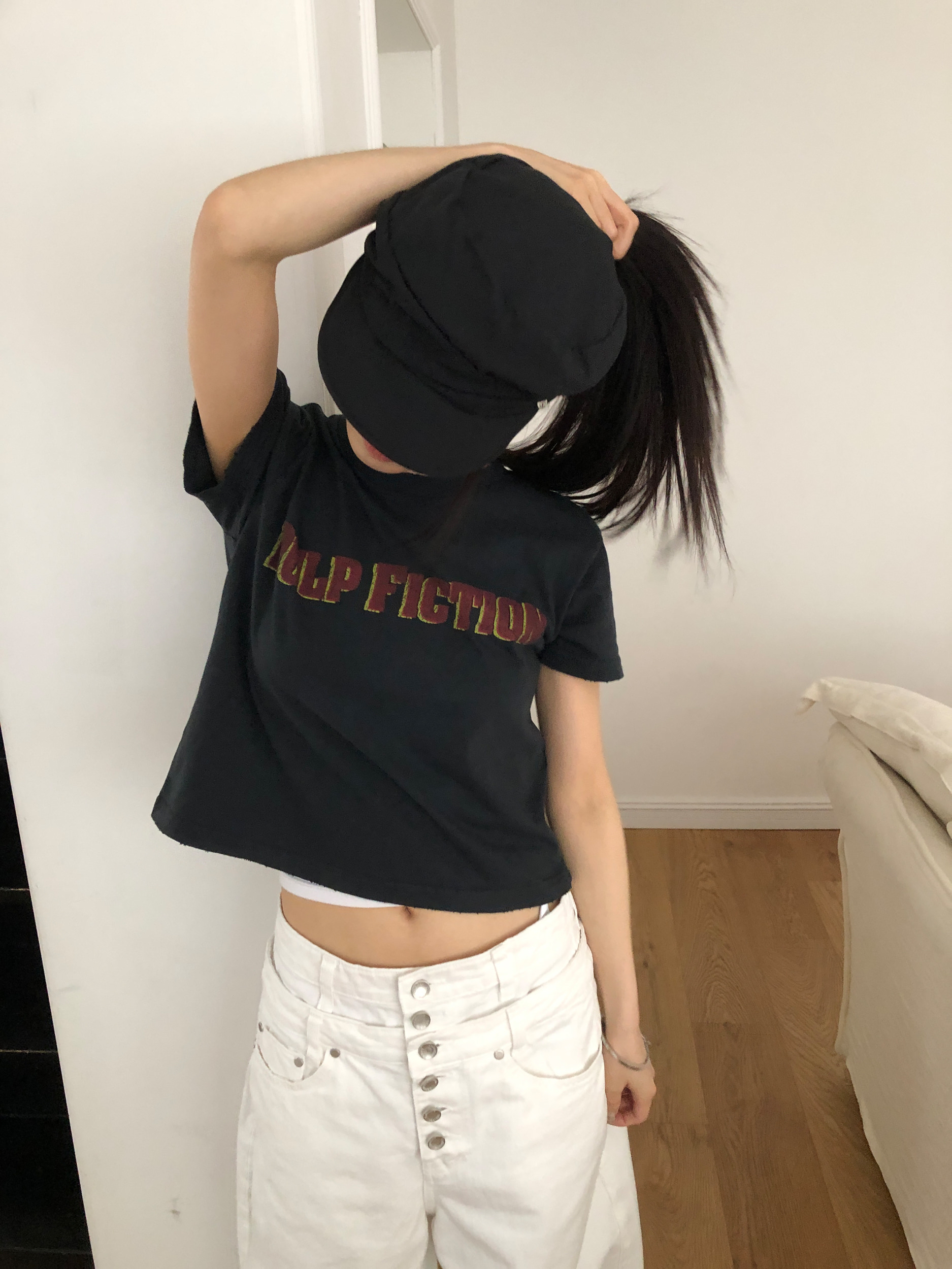 Vintage Film Graphic Crop Tee
