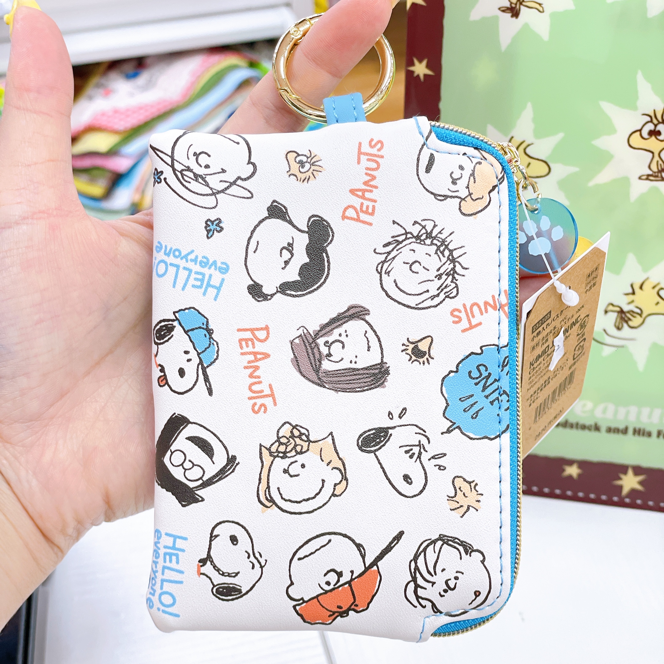 日本直送Snoopy Woodstock 新款文具系列眼鏡盒卡套File拉鏈袋環保袋