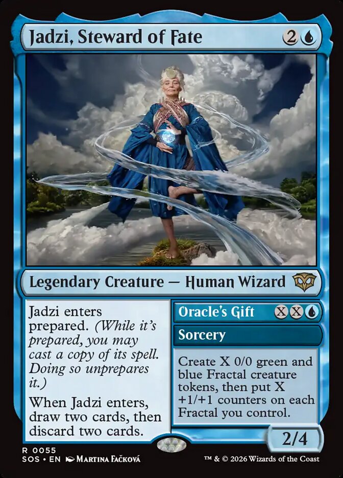 [EN] Jadzi, Steward of Fate // Oracle's Gift [SOS-055] R