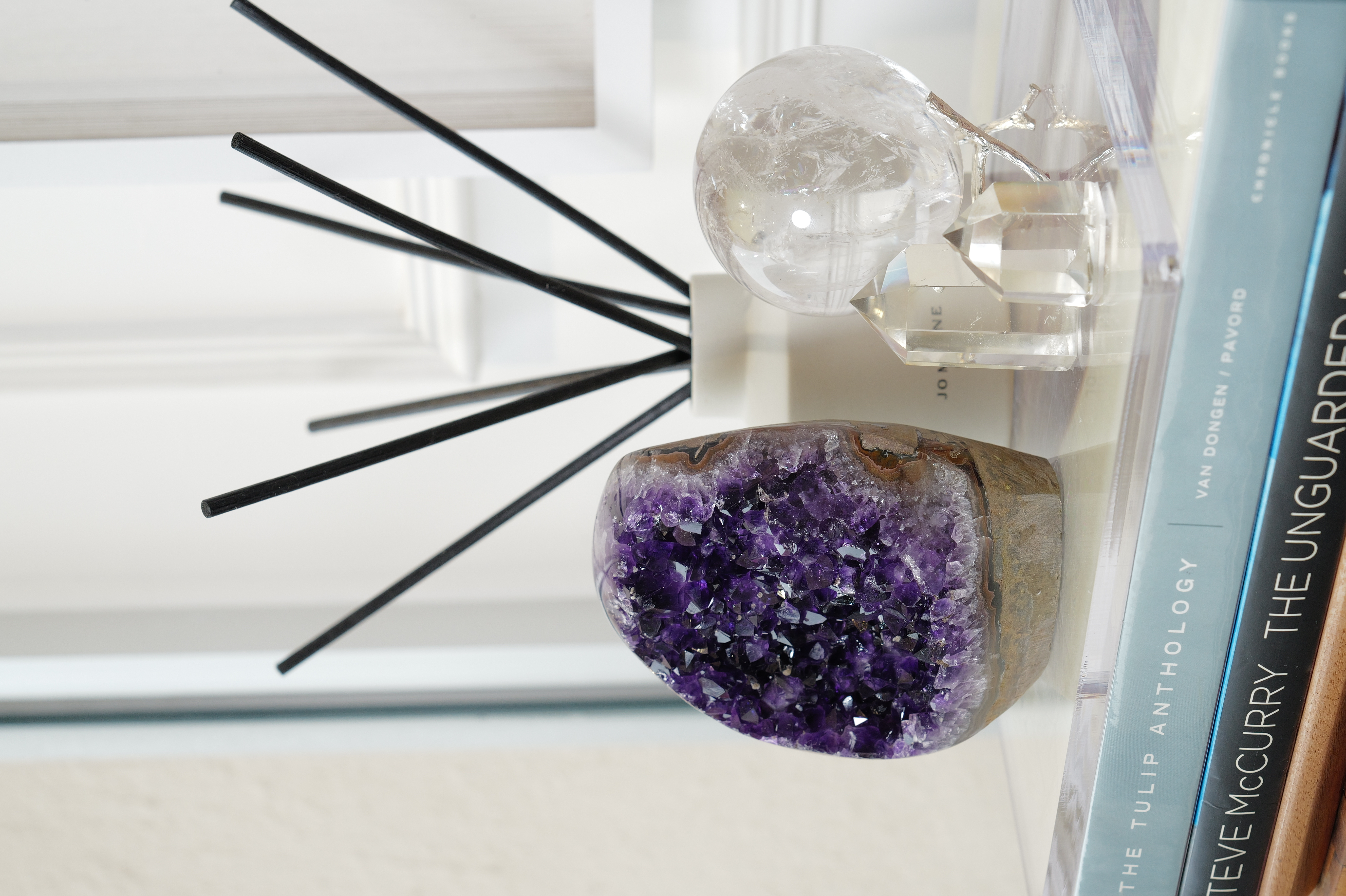 ༒ Uruguay 頂級帝王紫 1.4kg+瑪瑙晶牙背共生軟糖紫晶鎮༒ AM3008C31G1Asm-RA28*16JT