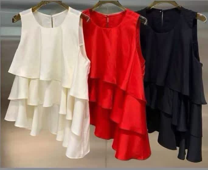 斜腳ruffle Top 