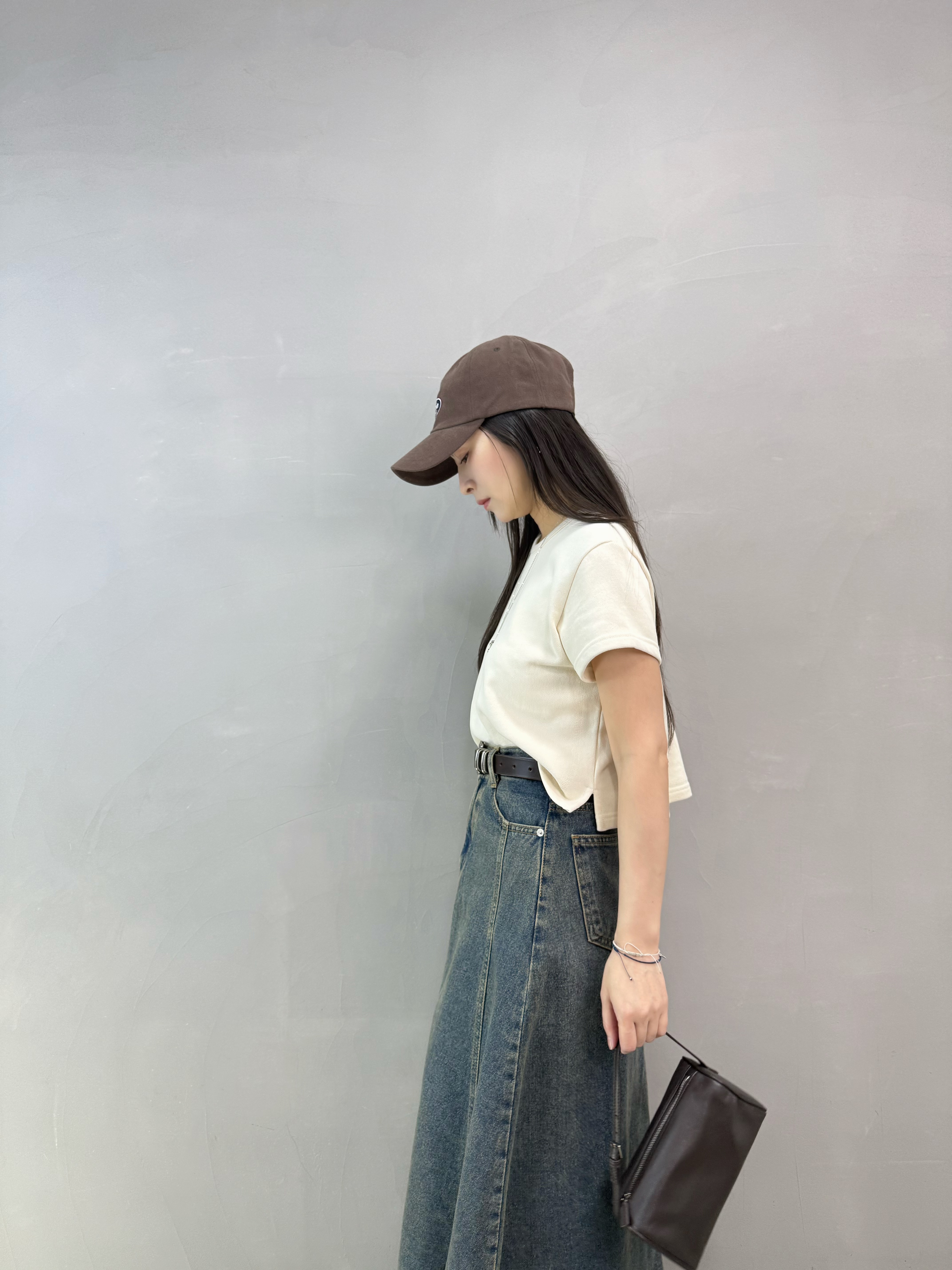 I17 洗水衛衣棉短tee