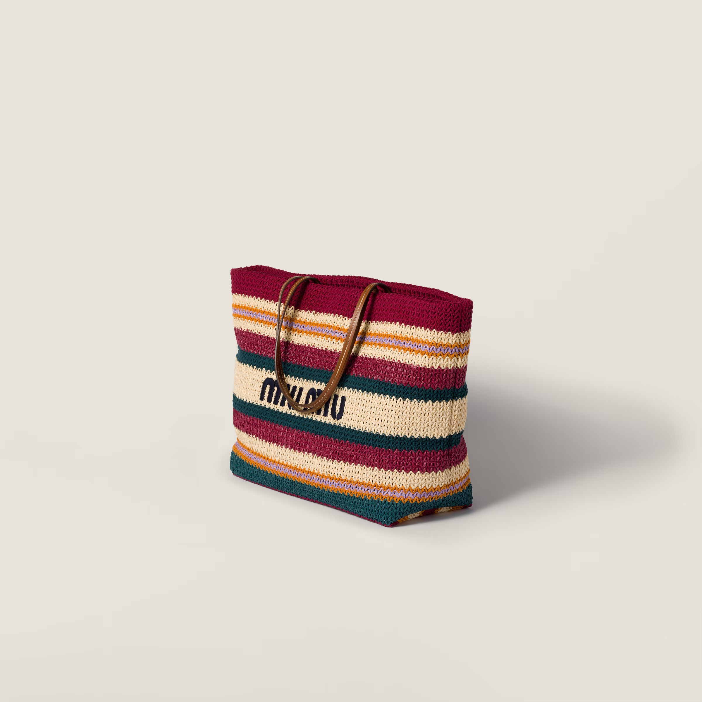 限時精選折扣✨訂貨🍒MiuMiu Woven Tote Bag  Size 34x40x16cm