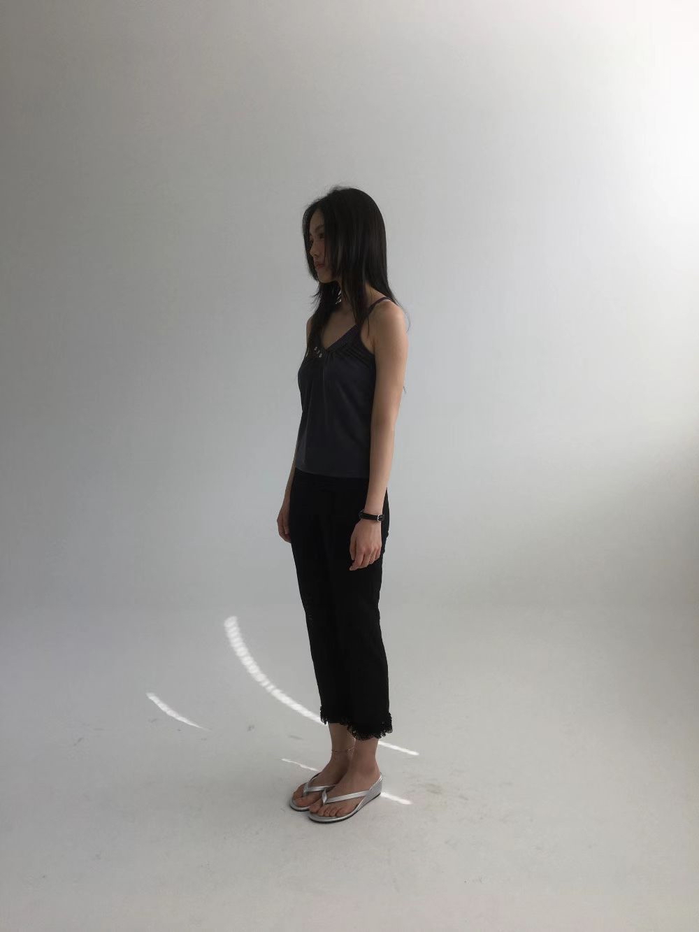 heart button camisole