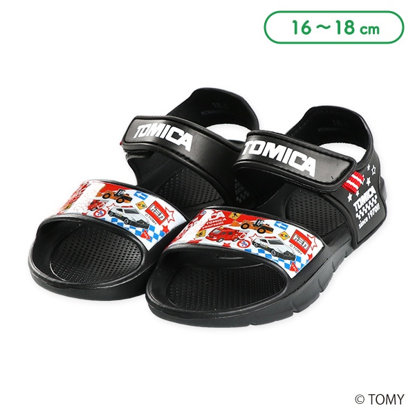 🇯🇵預訂 日本直送🇯🇵Tomica車車圖案黑色涼鞋