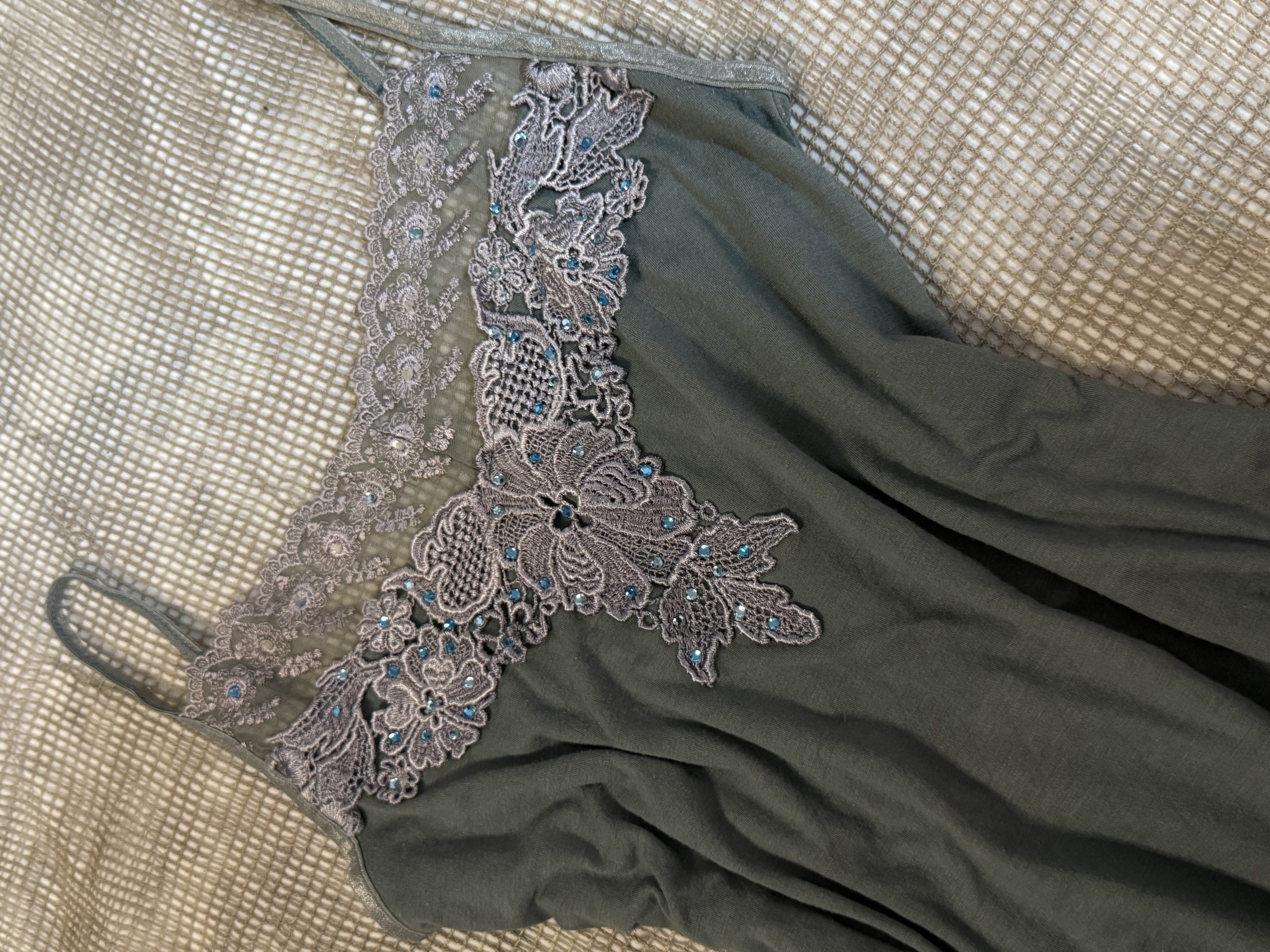Fairy Embroidered Lace Camisole