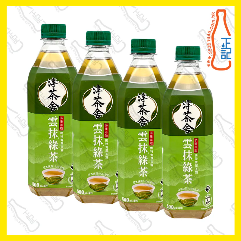 ==淳茶舍 - 雲抹日式綠茶 500ml x 4支 /份