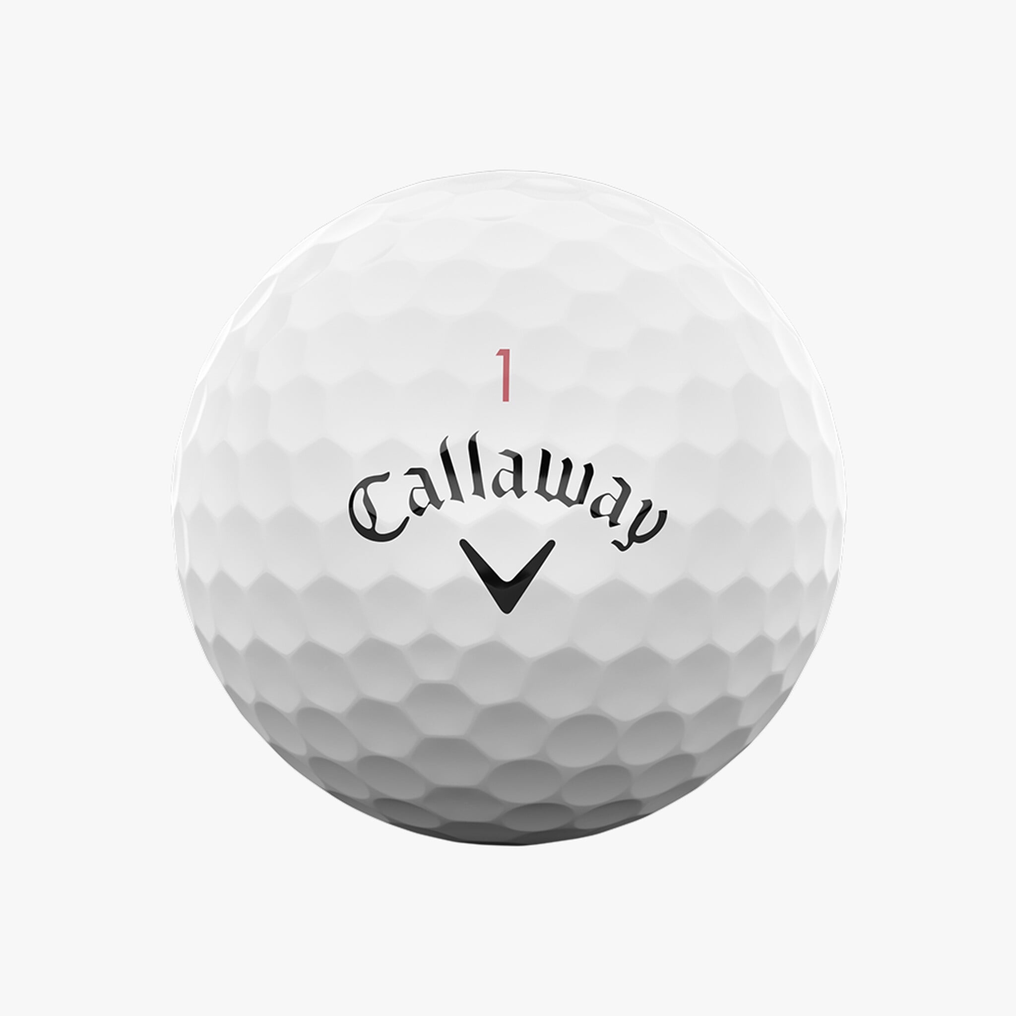 CALLAWAY CHROME SOFT 四層球- 白色