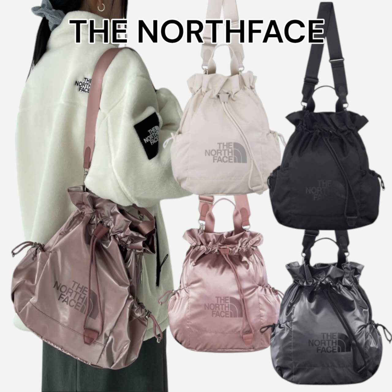 $158件。2件起$148件。Tnf 3ways抽繩束口背囊