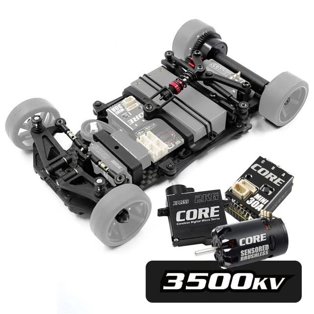 預購Pre-Order Xpress Pixel Z1 1/28 RWD Kit 3500kv Bundle