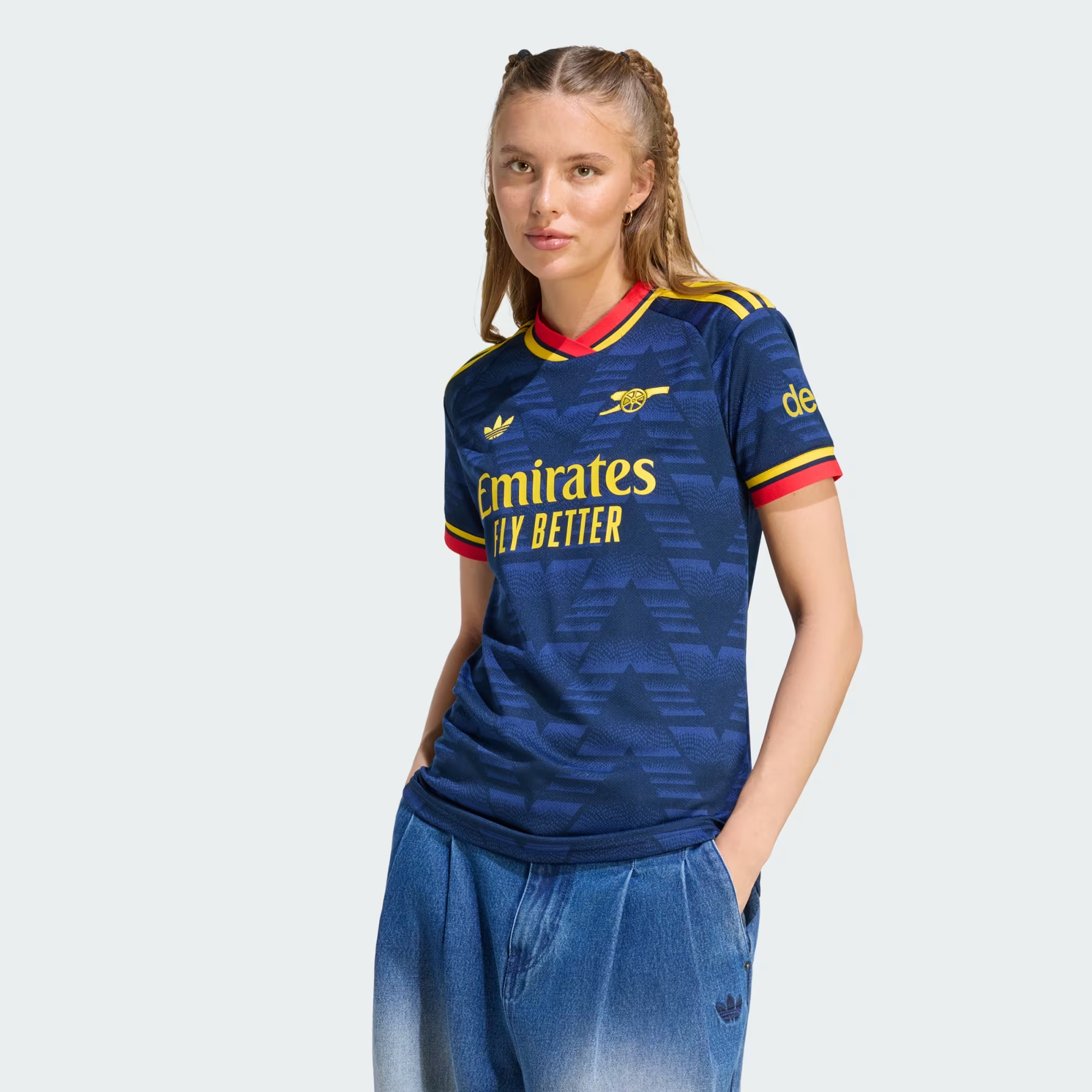 🍌重溫經典香蕉傳奇 Adidas Arsenal 阿仙奴 2026-27 女裝作客球迷版球衣 (可加印字章) KB9964